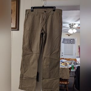 Red camel dress pants